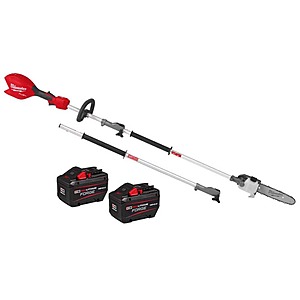 Milwaukee M18 FUEL 18V 10 in. QUIK-LOK Battery Powered Pole Saw w/ (2) 12.0 Ah FORGE Batteries Brushless Cordless $549