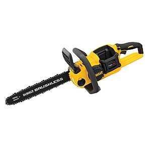 YMMV DeWalt FLEXVOLT 60V MAX 16in. Brushless Cordless Battery Powered Chainsaw (Tool Only) $145