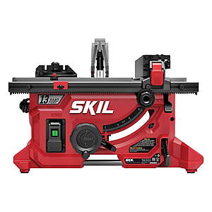 SKIL 13-Amp Compact Jobsite Table Saw w/ 8-1/4" Blade, Rack & Pinion Rip Fence $179 + Free S&H