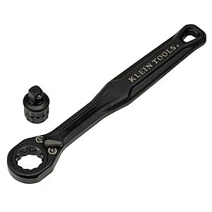 Klein Tools KNECT (S) Pass Through Ratchet & 1/4" Drive Socket Adapter Set $18 + Free S&H