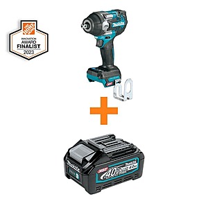Makita 40V max XGT Brushless Cordless 4-Speed Mid-Torque 1/2 in. Impact Wrench (Tool Only) with 40V Max XGT 4.0Ah Battery $379
