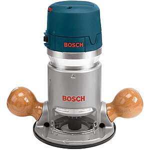 Bosch 1/4" & 1/2" 12-Amp 2.25-HP Variable Speed Fixed Router $119 + Free S&H