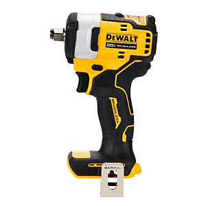 DEWALT DCF911B Impact Wrench 20V 1/2 in square Hog ring anvil 250 ft-lbs torque Cordless $119 @fastenersinc