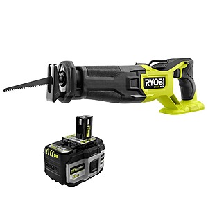Ryobi ONE+ 18V 8.0 Ah HIGH PERFORMANCE Battery w/ ONE+ HP 18V Brushless Reciprocating Saw (Tool Only) $189