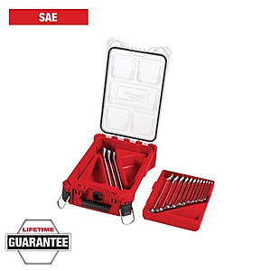Milwaukee SAE Combination Wrench Set with PACKOUT Compact Organizer (15-Piece) $129