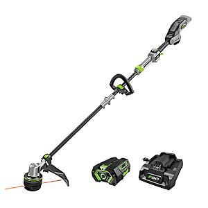 EGO POWER + POWERLOAD with LINE IQ 56-volt 16-in Telescopic Shaft Battery String Trimmer 4.0 Ah (Battery Included) (Charger Included) | ST1623T $259