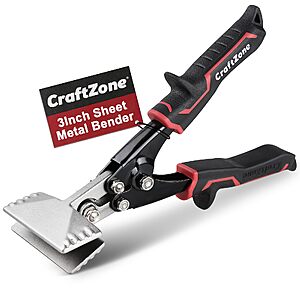 3inch Sheet Metal Bender Hand Seamer Heavy-Duty Precision Duckbill Pliers Metal Straight Bender $11.99
