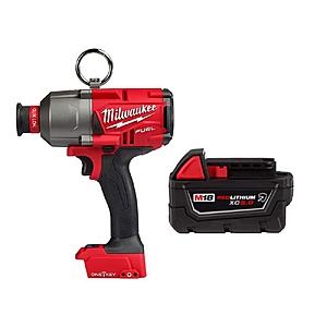 Milwaukee M18 FUEL ONE-KEY 18V Lithium-Ion Brushless Cordless 7/16 in. High Torque Impact Wrench w/ 5.0 Ah Battery