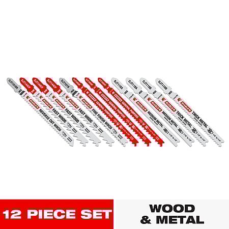 YMMV Diablo T-Shank Jig Saw Blade Set (12-Piece) $7