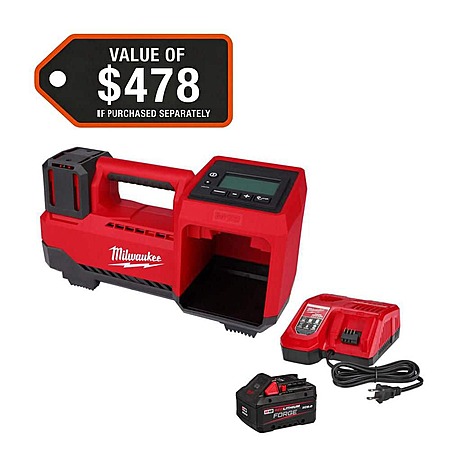 Save $210 on Milwaukee M18 Inflator Kit!