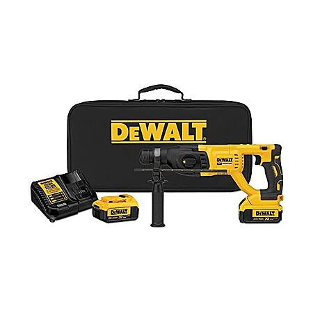 DEWALT 20V Max XR Brushless 1" D-Handle Rotary Hammer Kit with (2) 4 Ah Batteries, Charger and Bag DCH133M2 $199.99 @Woot