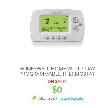 Ymmv Columbia Gas Of Ohio Customers Free Plus Tax And S H Honeywell Programmable Thermostat Rth6580wf1001