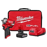 Extreme YMMV - M12 FUEL 12-Volt Lithium-Ion Brushless Cordless Stubby 3/8 in. Impact Wrench Kit with (1) High Output 5.0 Ah Battery $119 at Home Depot