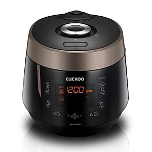 CUCKOO CRP-P0609S 6-Cup (Uncooked) Pressure Rice Cooker @ Amazon for $206.87 free shipping