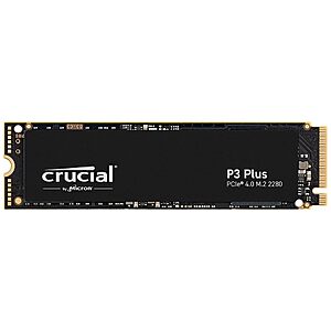 YMMV probably California and Florida only Crucial P3 Plus 4TB SSD - $286.79