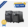 Refurbished: EcoFlow DELTA Pro 3600WHr 3600W LFP Power Station + 3600WHr Extra Battery $2159