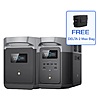 EcoFlow DELTA 2 Max Portable Power Station (2kWh) with Extra Battery (2kWh) Free Bag $1268.06