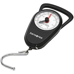 Samsonite Manual Luggage Scale, Black, One Size $7.99 @ Amazon