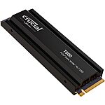 Crucial T500 2TB Gen4 NVMe M.2 Internal Gaming SSD with Heatsink, Up to 7400MB/s, PlayStation 5 Compatible + 1mo Adobe CC All Apps- CT2000T500SSD5 $118.57