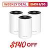 TP-Link Deco WiFi 6E Tri-Band AXE5400 Mesh System 3 Pack(Deco XE75) 3-pack $209.99 with free shipping