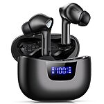 Wireless Earbuds Bluetooth V5.3 50H Playback Deep Bass Stereo IPX7 Waterproof +  $5.99 Free Shipping w/Prime