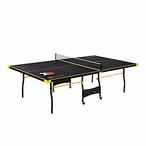MD Sports Official Size Indoor Table Tennis Pong Table, 4 Piece Foldable Design with Net, Paddles & Balls $79 at Walmart