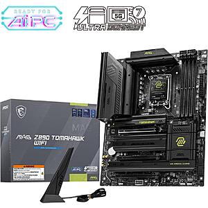 MSI MAG Z890 TOMAHAWK WIFI LGA 1851 Intel Z890 ATX Motherboard $229.99