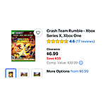 Crash Team Rumble - Xbox Series X, Xbox One $6.99