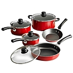 50%OFF Tramontina 5-Piece Non-stick Cookware Set, Red $19.84