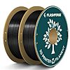 FLASHFORGE Silk PLA Filament 1.75mm Shiny Black Two 1KG Rolls $9.49/KG $18.99