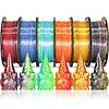 MIKA3D Dual Color Silk PLA Filament 1.75mm 6x250G Spools (1.5KG total) $13.56/KG $20.34