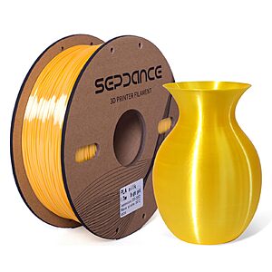 SEPDANCE PLA Silk Filament 1.75mm 1KG Gold/Copper 9.99/KG $9.99