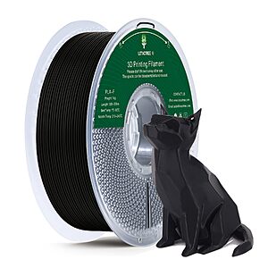 Lotactree PLA-F 3D Printer Filament 1.75mm 1KG Black/White $11.99