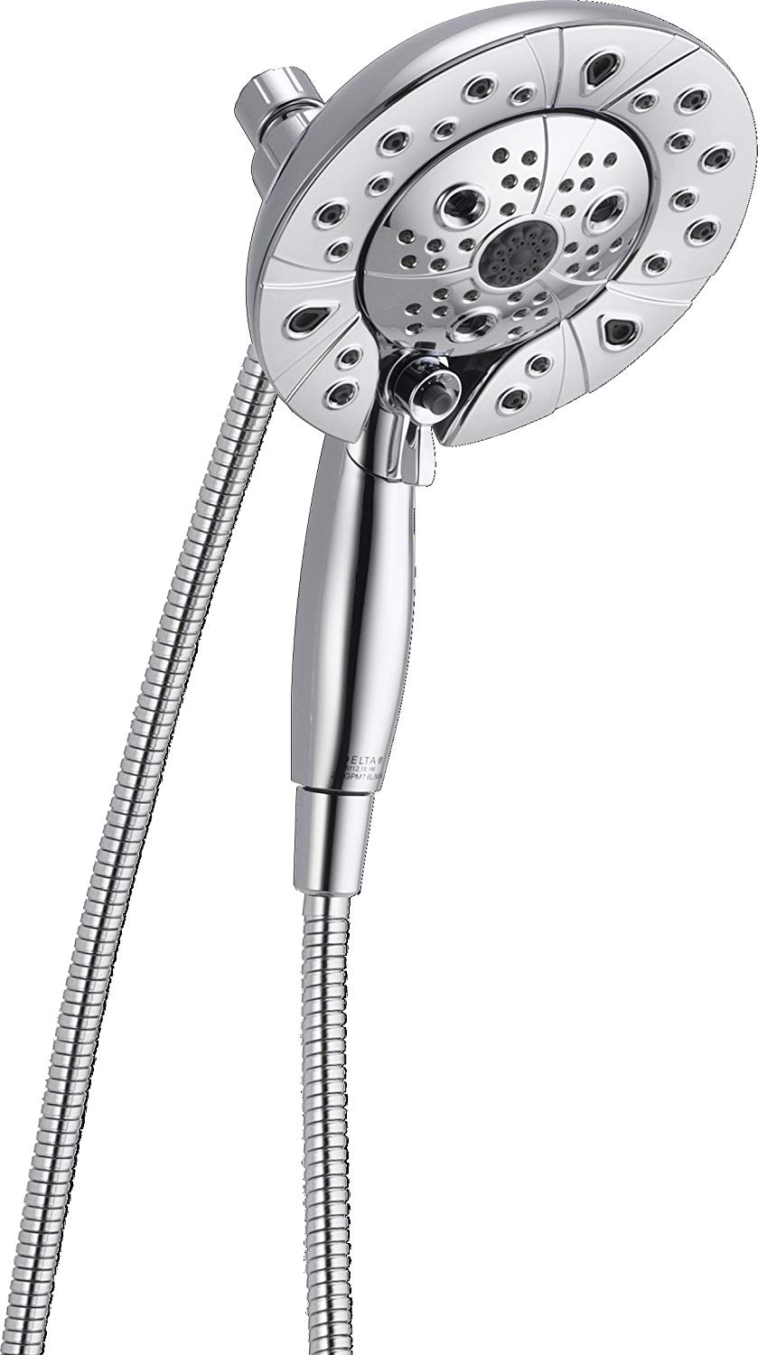 Delta 58480-PK In2ition H2Okinetic 5-Setting Two-in-One Handshower Showerhead, Chrome $85.96