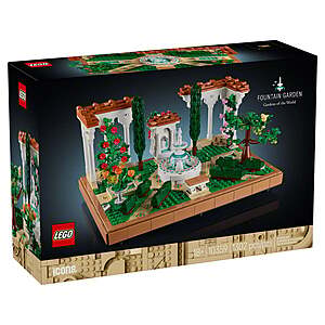 Select Costco Locations: 1302-Piece LEGO Icons: Fountain Garden Building Set $39.97 item 1883226
