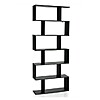 Costway 6-Tier S-Shaped Bookshelf, Z-Style Storage Display Bookcase &ndash; $73 + Free Shipping