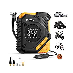150 PSI AstroAI 12V DC Digital Tire Inflator Air Compressor