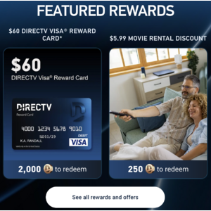 DirecTV Perks Program - Gift Cards, Monthly Drawings, Bill Credits