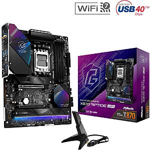 ASRock X870 RIPTIDE WIFI AM5 AMD X870 ATX Motherboard $219.97