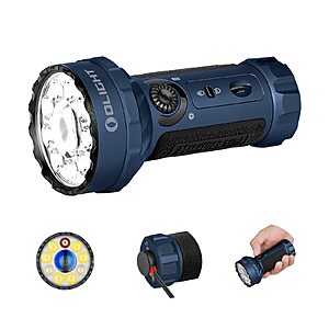 OLIGHT Marauder Mini 7,000 Lumens Bright Flashlight with 600 Meters Beam Distance, Powerful RGB Lights, Magnetic Rechargeable $119.99