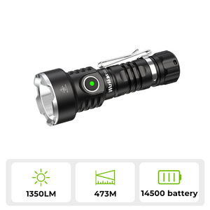 Wurkkos TS12 SFT25R 1350 Lumen LED Mini Flashlight w/ Battery  + Free Shipping