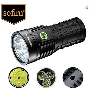 16000-Lumen Sofirn Q8 Plus USB-C Rechargeable XHP50B Flashlight $37.55 + Free S&H