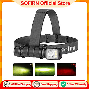 2100-lm SOFIRN HS42 SST40 6000K USB-C Rechargeable LED Headlamp w/ Battery $15.05 + Free S&H