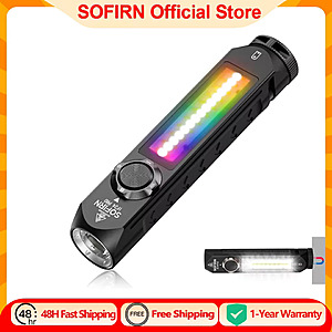 1800-lm Sofirn IF24 Pro Rechargeable EDC RGB Flashlight $17.55 + Free S&H
