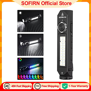 Sofirn IF24 2000 Lumen Rechargeable SST40 LED RGB Flashlight $12.70 + Free S&H