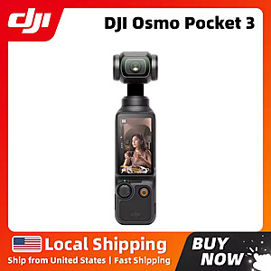 DJI Osmo Pocket 3 Gimbal-Mounted 4K Vlog Camera (Global Version) $273 + Free S&H