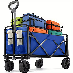 Heavy Duty Folding Wagon Cart (300-lb Load Capacity) $26.15 + Free S&H