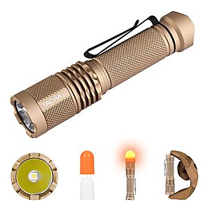 ACEBEAM TAC AA 2.0 EDC Flashlight w/ 14500 Battery, up to 1000 Lumen from
