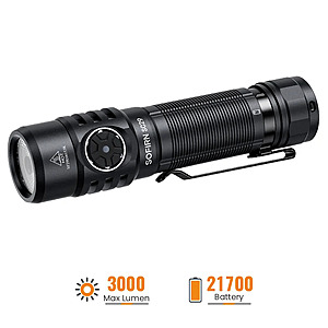 Sofirn SC29 3000 Lumen EDC Rechargeable Flashlight $14.30 + Free S&H
