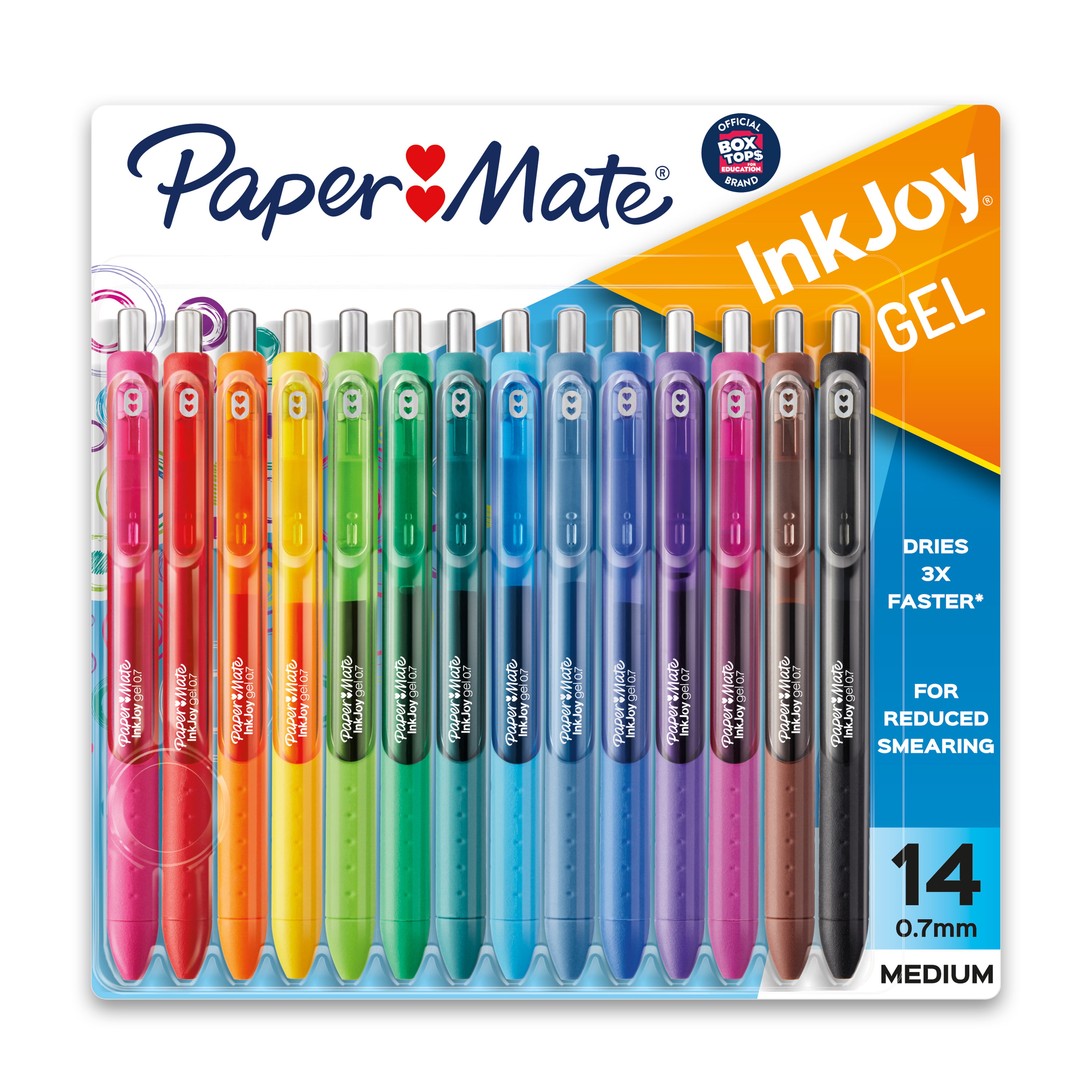 Paper Mate InkJoy Gel Pens, Medium Point, Assorted Colors, 14 Count $9.60 + Free S&H w/ Walmart+ or $35+